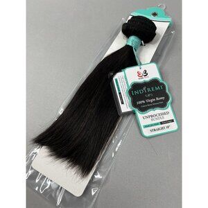 10” Indi Remi Unprocessed Natural Straight Virgin Human Hair Weft Extensions